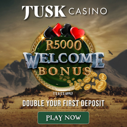 R5000 Welcome Bonus At Tusk Casino